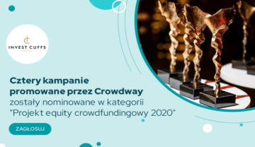 Invest Cuffs – Crowdway z czterema nominacjami