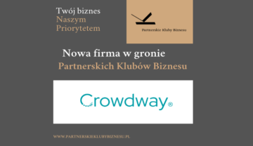 Crowdway członkiem Partnerskich Klubów Biznesu